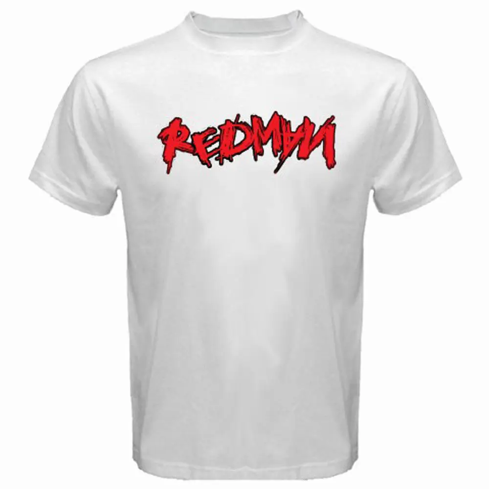 Новая мужская белая футболка с логотипом REDMAN Rap в стиле хип-хоп Размеры S до 3XL