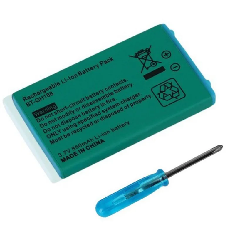

High quality 850mAh Rechargeable Lithium-ion Battery + Tool Pack Kit for Nintendo GBA SP