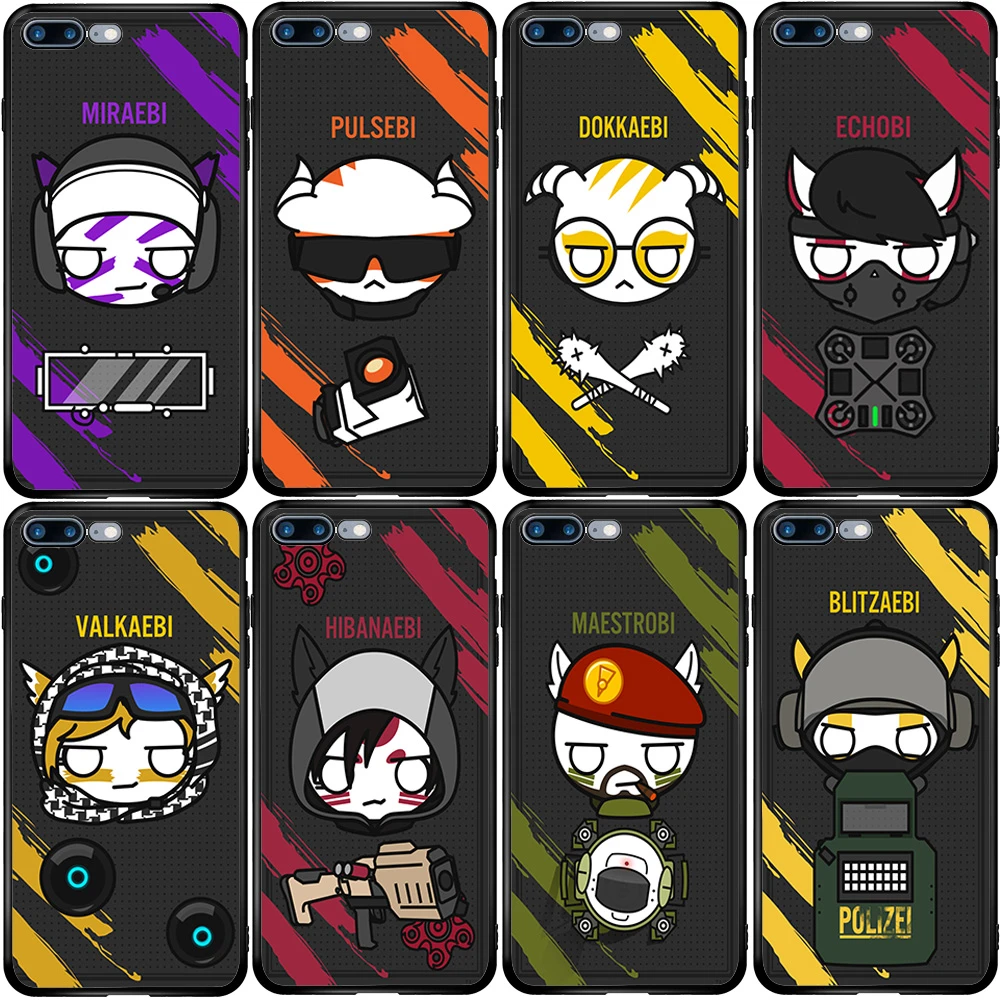 Cover Case For Xiaomi Redmi Note 8t 10t 9s 9a 8a A3 A1 Pro Lite Black Shark Mix Max Rainbow Six Siege Logo Phone Case Covers Aliexpress