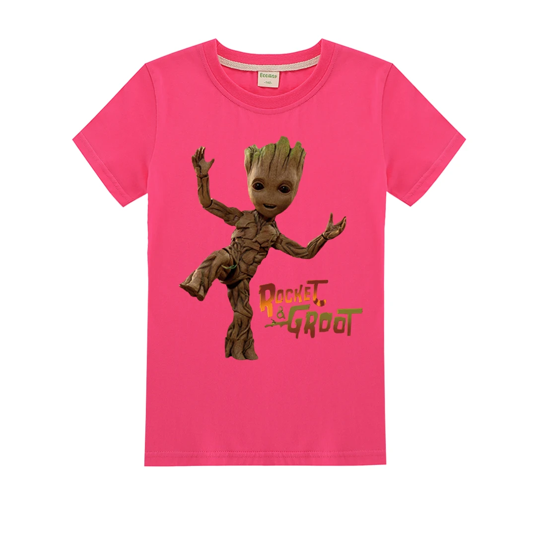 T1194 Летние топы; одежда для маленьких мальчиков с рисунком из аниме «gta 5 Groot»; футболка; Одежда для маленьких девочек; толстовка с капюшоном для fortnight; футболки для детей - Цвет: T1194