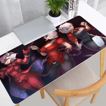 

Mouse pad large Carpet Anime desk Mat mouse mats Pc gamer Keyboard gaming computer accessories Kawaii Helltaker laptop mousepad
