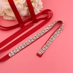 Rhinestone Bridal Belt Wedding With Crystal Diamond Wedding Dress Accessories Belt Sash Belt Sash For Women