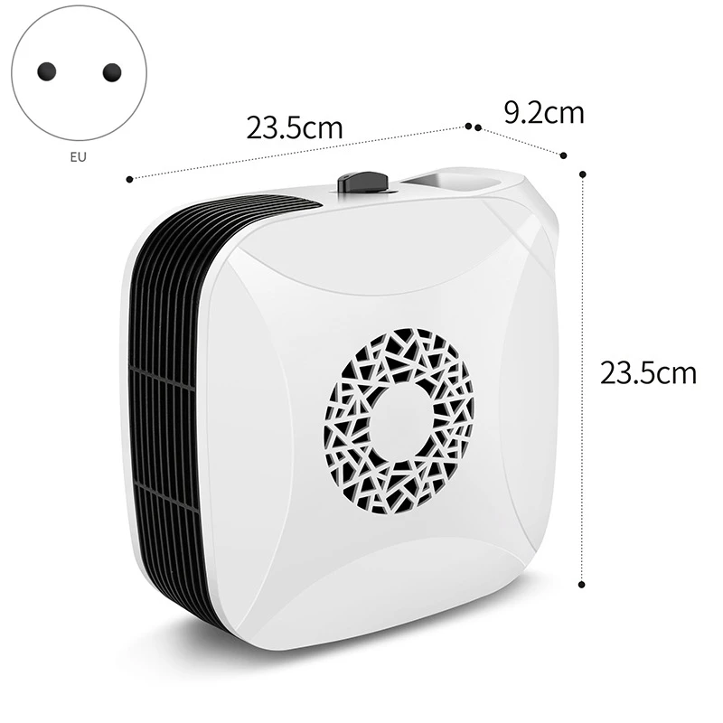 Electric Heater Mini Household Heater Portable Winter Heating Air Heater Desktop Fan Heater for Office Home Room EU Plug