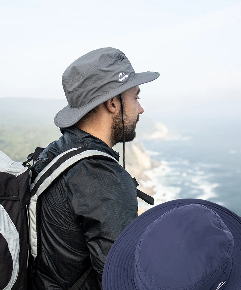 Naturehike солнцезащитный блок UPF50+ Кепка Защита от солнца защита от солнца Складная Рыбацкая шляпа дышащая уличная Шляпа Кемпинг Пешие Прогулки 3 цвета