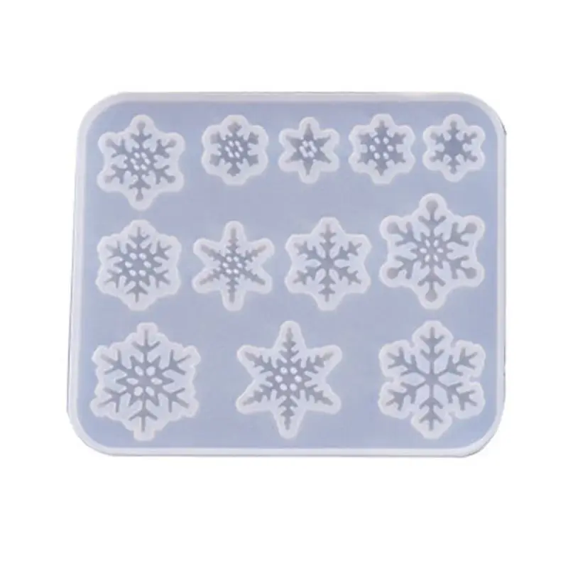 

Silicone Molds Snowflake Square Jewelry Mold DIY Jewellery Making Accessories UV Epoxy Resin Tool