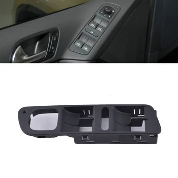 

CAPQX For Tiguan 2010 -16 Front Left Window Glass Lifting Control Master Switch Panel Box Frame Cover Hood Trim Garnish Shell