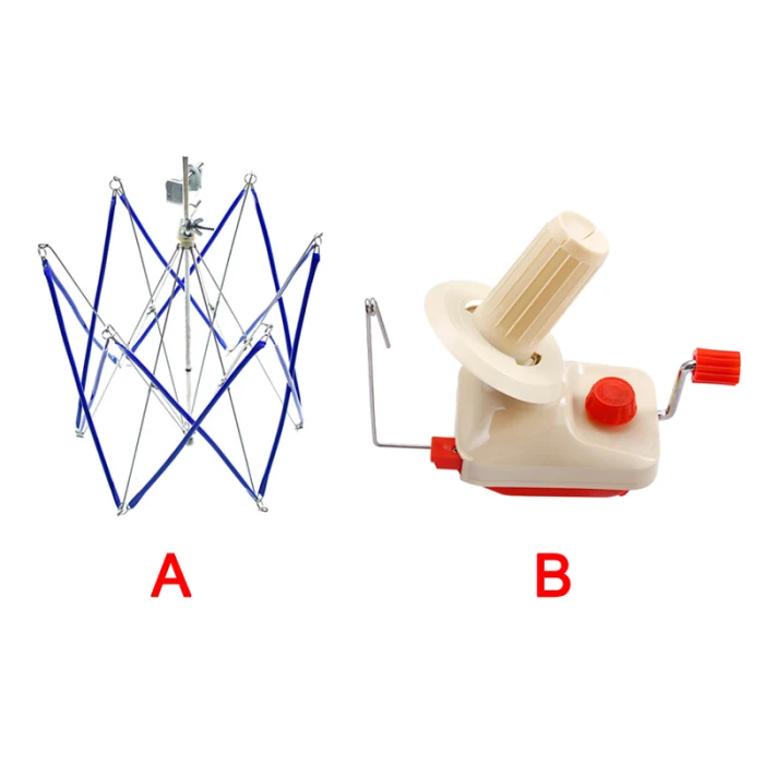Горячая катушка зонтик Пряжа Ручной Вязки инструмент для намотки шерстяных нитей машина катушки металла моталки DIY инструмент D6