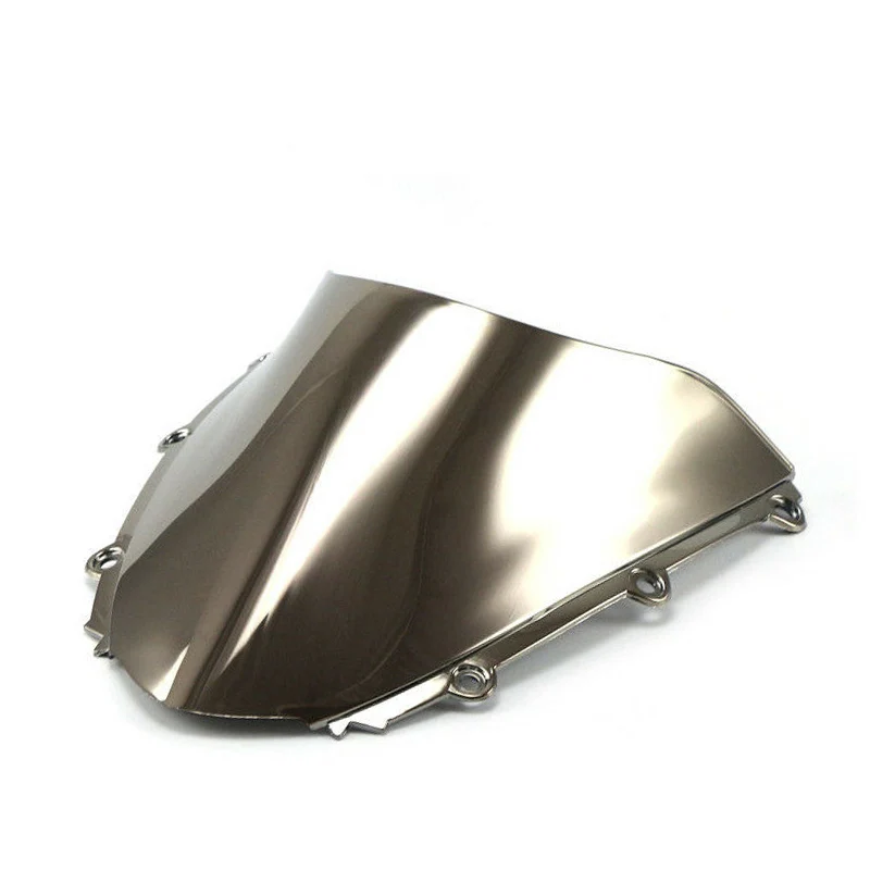 Chrome Для Honda CBR 1000 RR 2004 2005 2006 2007 белый лобового стекла дымчатое лобовое стекло для CBR1000 CBR1000RR CBR 1000RR 04 05 06 07 - Цвет: Chrome