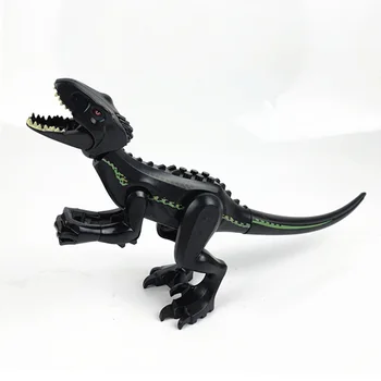 

Christmas Brutal Raptor Black Tyrannosaurus Building Jurassic Block World 2 MINI Dinosaur Figure Brick Toys For Kids