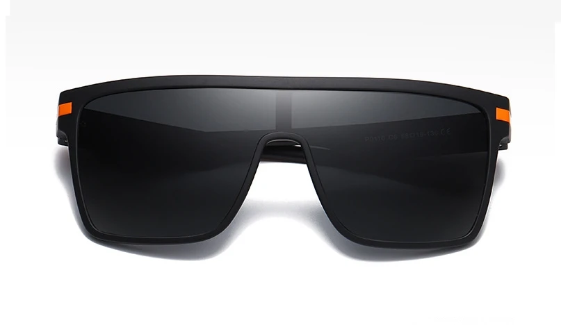 45993 Plastic Titanium Polarized One Lens Sunglasses Men Women Fashion UV400
