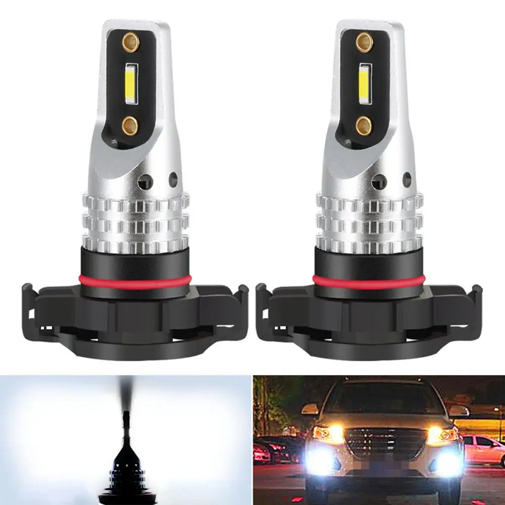2x CANBUS белые H16 5202 PS19W PSY24W P21W светодиодный ные лампы без ошибок для AUDI A3 8P Sportback