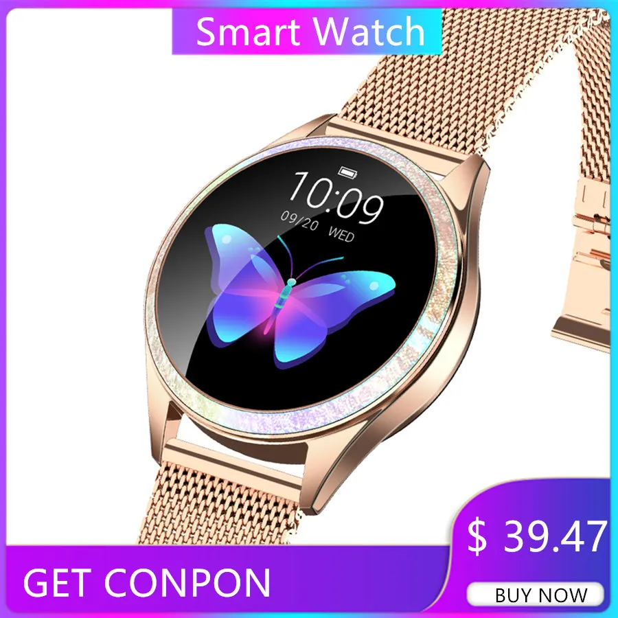 

CZJW JW20 smart watch woman heart rate IP68 waterproof message push call remind health care smartwatch woman elegant intelligent