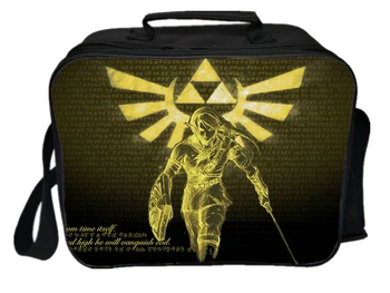 

The Legend of Zelda Lunch Bag with Ice Pack Thermal Insulated Bag Picnic Camping Shoulder Bag Link Fresh Keeping Ice Cooler Bag