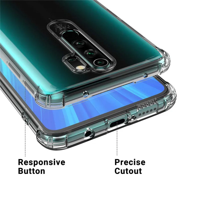 Подушка безопасности противоударный чехол+ стекло для Redmi Note 8 t 8 pro силиконовый чехол для телефона Защита экрана для Redmi Note 8 t 8pro стеклянный чехол s