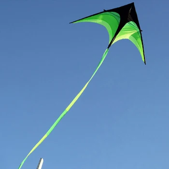 

With Tail Family Outing Parents Children Triangle Kite Single Line Flying Activity Classical Portable Outdoor Sports Park