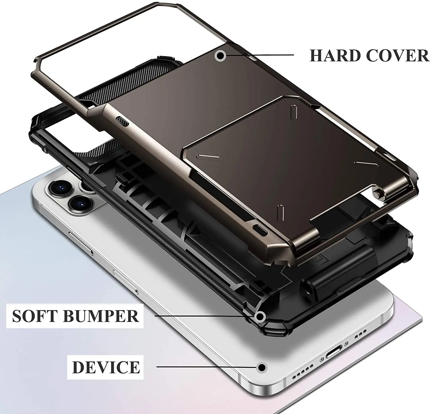 Card Slots Wallet iPhone Case