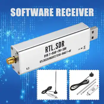 

RTL-SDR Blog RTL SDR V3 R820T2 RTL2832U 1PPM TCXO SMA RTLSDR Software Defined Radio with Multipurpose Dipole Antenna