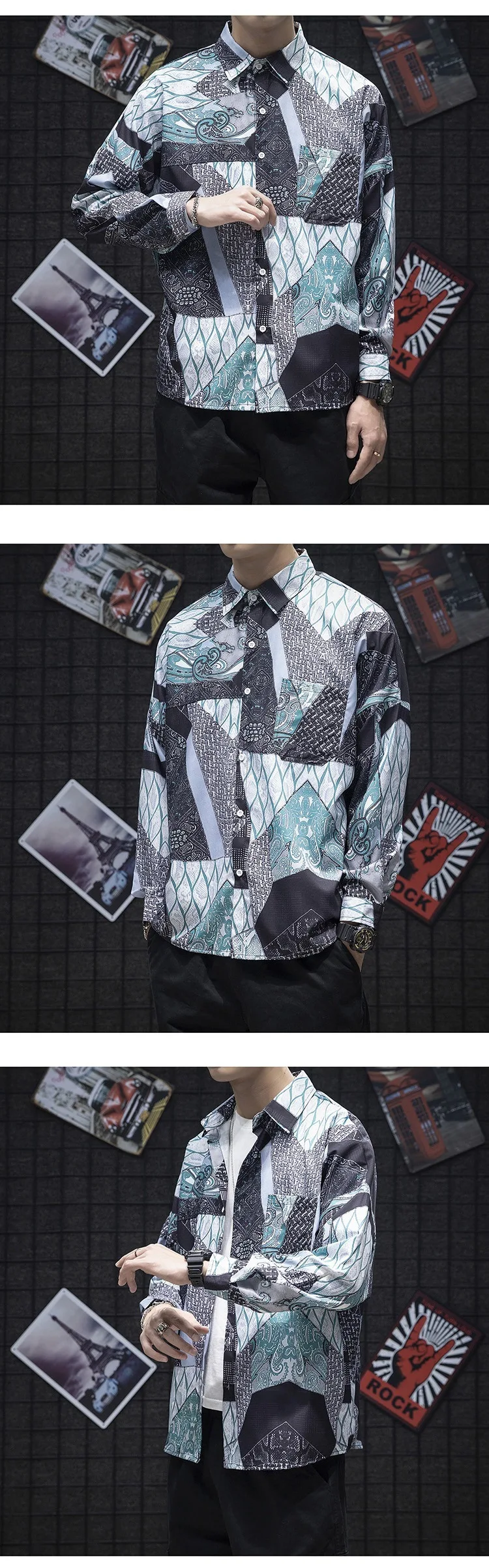 KUANGNAN Винтаж Толстовка Harajuku футболка Для мужчин Уличная мужские рубашки с длинным рукавом мужские рубашки в стиле кэжуал в стиле «хип-хоп» 5XL ; сезон осень