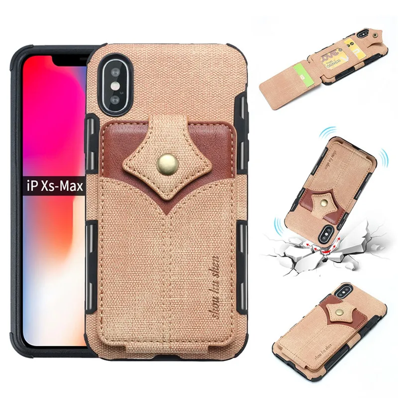 

Leather Phone Cover For iPhone 6 6s Plus XR XS Max 7 7Plus Case Card Slots Wallet Flip Cases For iPhone X XS 8 8Plus Phone Case