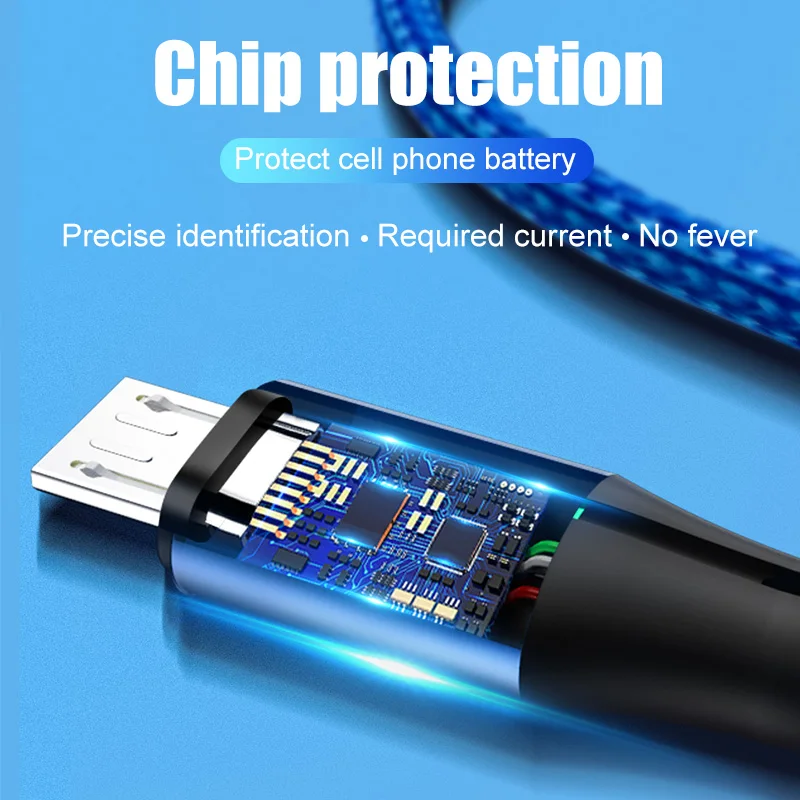 H&A Micro USB Cable Fast Charging 3A Micro usb Cord For Samsung S7 Xiaomi Redmi Note 5 Pro Android Phone cable Micro usb charger