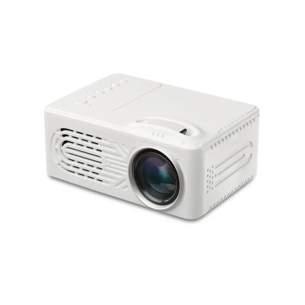 

Home Mini Projector Portable Home Entertainment Projector Home Theater 320*240 Pixels Supports 1080P HDMI USB Media Player