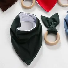 1 комплект; детские слюнявчики с кроличьими ушками; хлопковые Слюнявчики для малышей; слюнявчик для ухода за ребенком