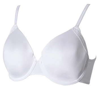 

Bra White Seamless Bra Thin Cup Wild Underwear Summer Full Cup Fixed Double Shoulder Strap