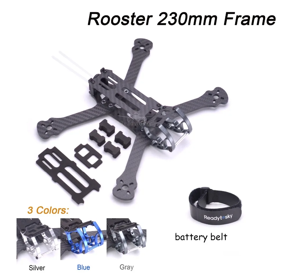 

NEW Rooster 230 5" FPV Racing Drone Quadcopter Frame 5 Inch FPV Freestyle Frame For Rooster 230mm QAV-R