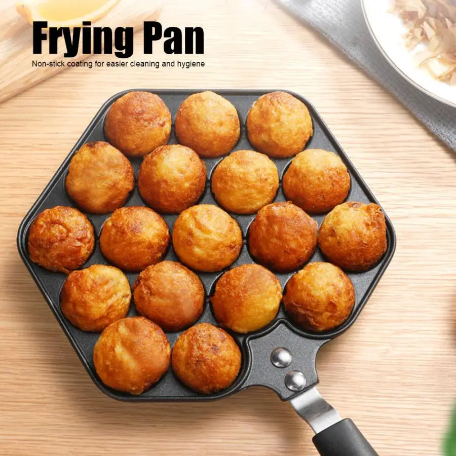 12-18 отверстий алюминиевый сплав Takoyaki сковорода устройство для приготовления такояки антипригарное устройство для приготовления такояки сковорода для приготовления выпечки форма для выпечки лоток