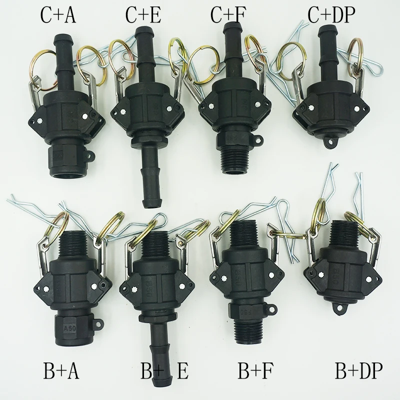 1-1/2 &quotDN40 ПП камлок пластиковый быстроразъемный фитинг для домашнего пивоварения