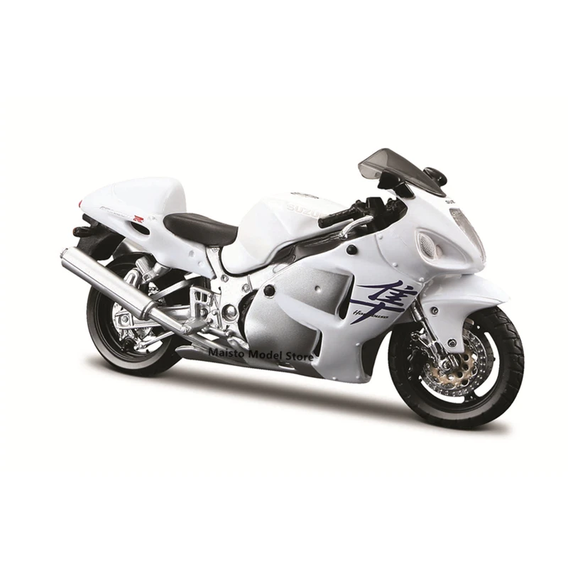Мотоцикл Maisto 1:18 SUZUKI GSX1300R реплики с аутентичными деталями Коллекционная модель