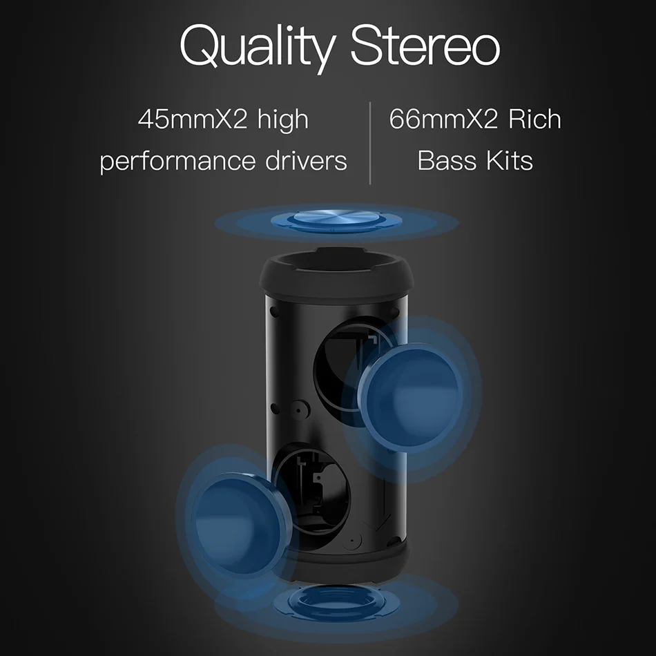 Водонепроницаемый портативный Bluetooth динамик ткань Беспроводная колонка открытый сабвуфер Поддержка TF карты AUX FM аудио магнитофон музыкальный центр