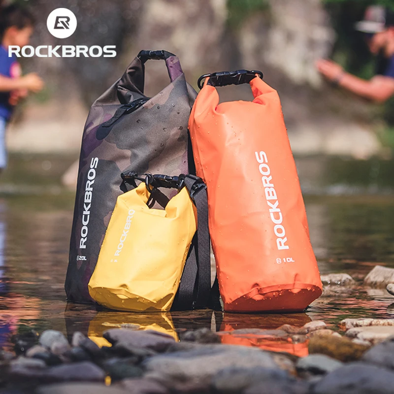 ROCKBROS 40L спортивная сумка для плавания водостойкий рюкзак из ПВХ модные сумки для женщин и мужчин Спорт на открытом воздухе Туризм плечо