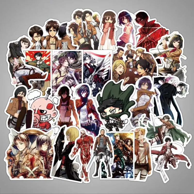 39 шт./компл. Наклейка На титанов аниме значок наклейки в виде животных подарки для