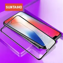 Suntaiho Защита экрана для iPhone 11 Pro MAX полное покрытие закаленное защитное стекло пленка для iPhone 11 Pro изогнутое стекло края