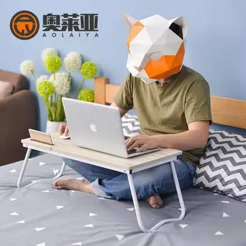 

Free Installation Portable Folding Laptop Computer Desk Dormitory Bed Desk