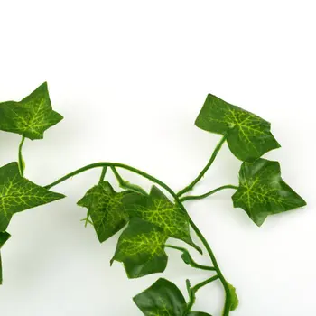 NEW 2M Long Artificial Plants Green Ivy Leaves Artificial Grape Vine Fake Foliage Leaves Home Wedding Decoration