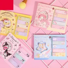 

Kawaii Cartoon Melody KT Sticker Pack Notepad Combination Japanese Cartoon Hand Ledger DIY Material Notepad Student Stationery