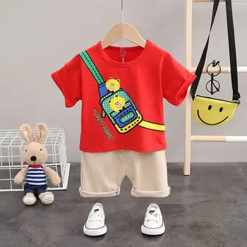 

New Summer Baby Clothes Suit Children Fashion Boys Girls cartoon T Shirt Shorts 2Pcs/sets Toddler Casual Clothing Kids Tracksuit