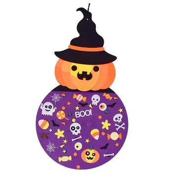 

1 Set Felt Pumpkin Ornaments DIY Lovely Decoration Child Fun Kids Craft Pumpkin Hanging Pumpkin Halloween Pumpkin for Party