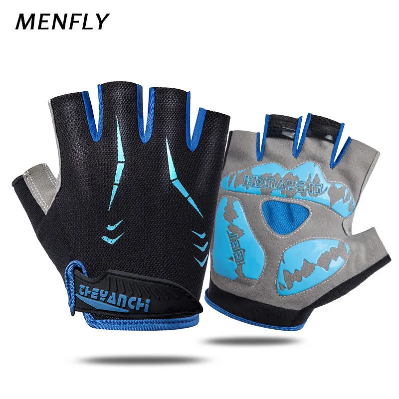 

MENFLY Bicycle Cycling Gloves Outdoor Riding Hand Protection Equipment Mountain Bike Riding Gloves Half-finger Fitness Glove