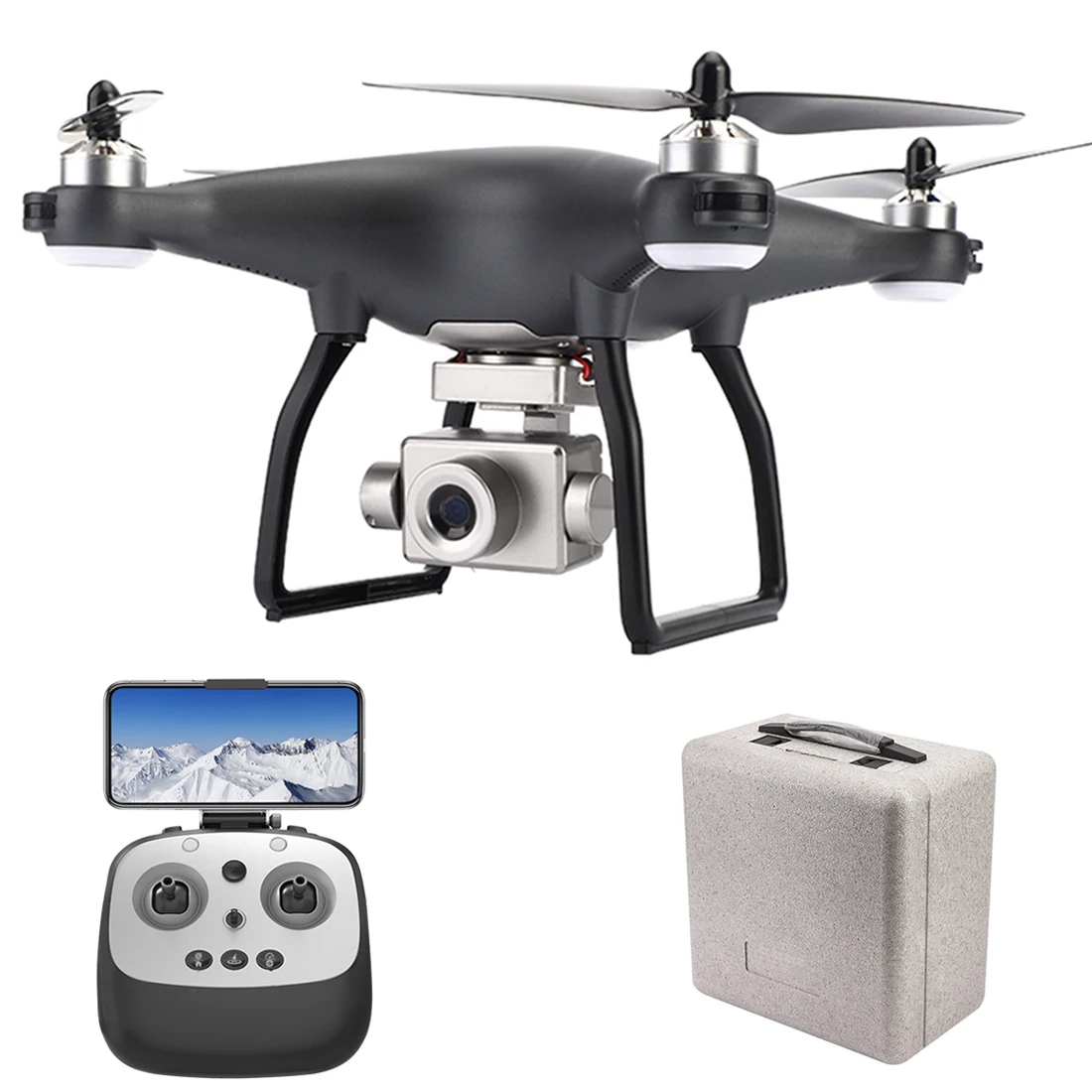 

4K HD Brushless Drone 300M Image Distance GPS Drone GPS Follow Me RC Quadcopter