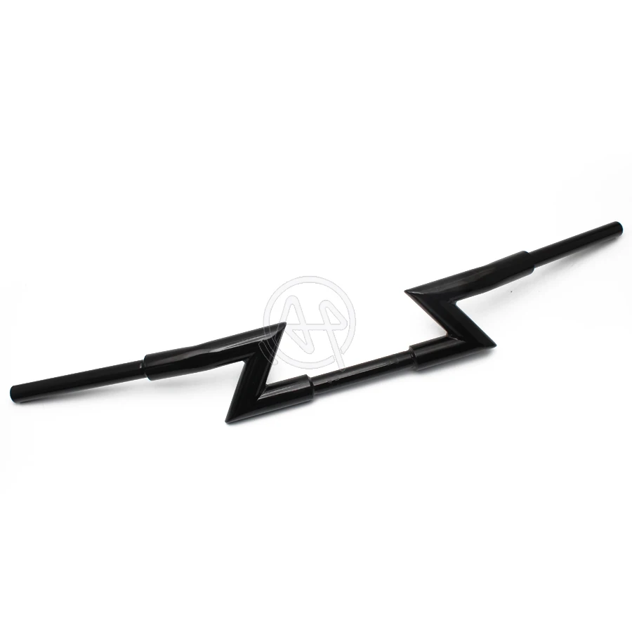 Черный 84 см Удлиненная утолщенная 1/" Диаметр Lightning Z-Bar ручка для Harley Honda Kawasaki 22 мм Диаметр Универсальная