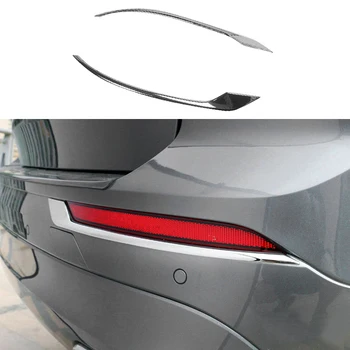 

2Pcs ABS Chrome Rear Fog Light Lamp Eyelid Eyebrow Lamp Cover Trim Decorative for Volvo XC60 2018-2020