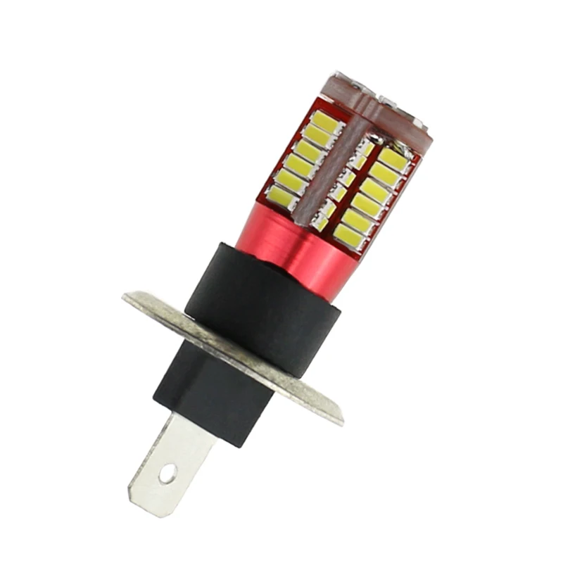 YCCPAUTO 2 шт. H1 светодиодный противотуманный фонарь 3014 57 SMD дневные ходовые огни