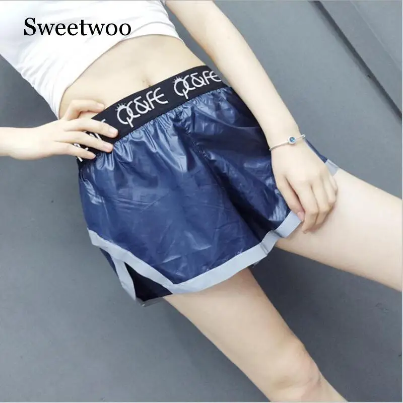 Летние женские спортивные шорты, женские спортивные шорты с высокой талией, пикантные женские облегающие шорты для бега, занятий йогой, хит
