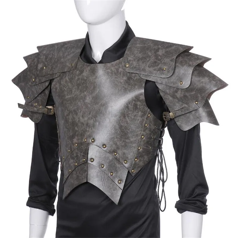 Hot New Middle Ages Warrior Warrior Armour Halloween Cosplay Costumes Props Men PU Carnival Knight