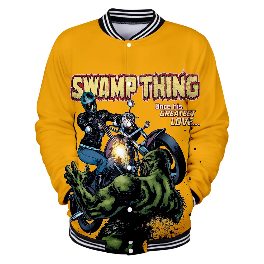 Swamp monster 3D Print Baseball  Outerwear Bomber Jacket Male Baseball Jacket Men/Women Hoodies Sweatshirts Hip Hop Clothing