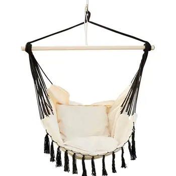 

Hammock Hanging Rope Hammocks Chair Swing Seat Large Hammock Chair Relax Hanging Swing Chairs For Home Indoor Garden Child Adult
