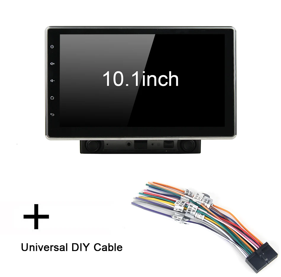 with DIY cable Ips HD 10," Android 9,0 4 Гб 64 Гб 8 ядерный автомобильный dvd-плеер gps ГЛОНАСС карта RDS радио Bluetooth 4,2 Регулируемый для универсального DSP ПК - Цвет: with DIY cable